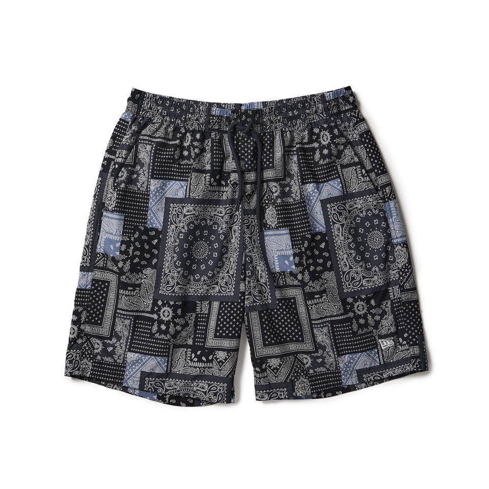 pome　MONCLER ペイズリー柄ショートパンツ ネイビー pome様専用 MONCLER ペイズリー柄ショートパンツ ネイビー 【公式通販】