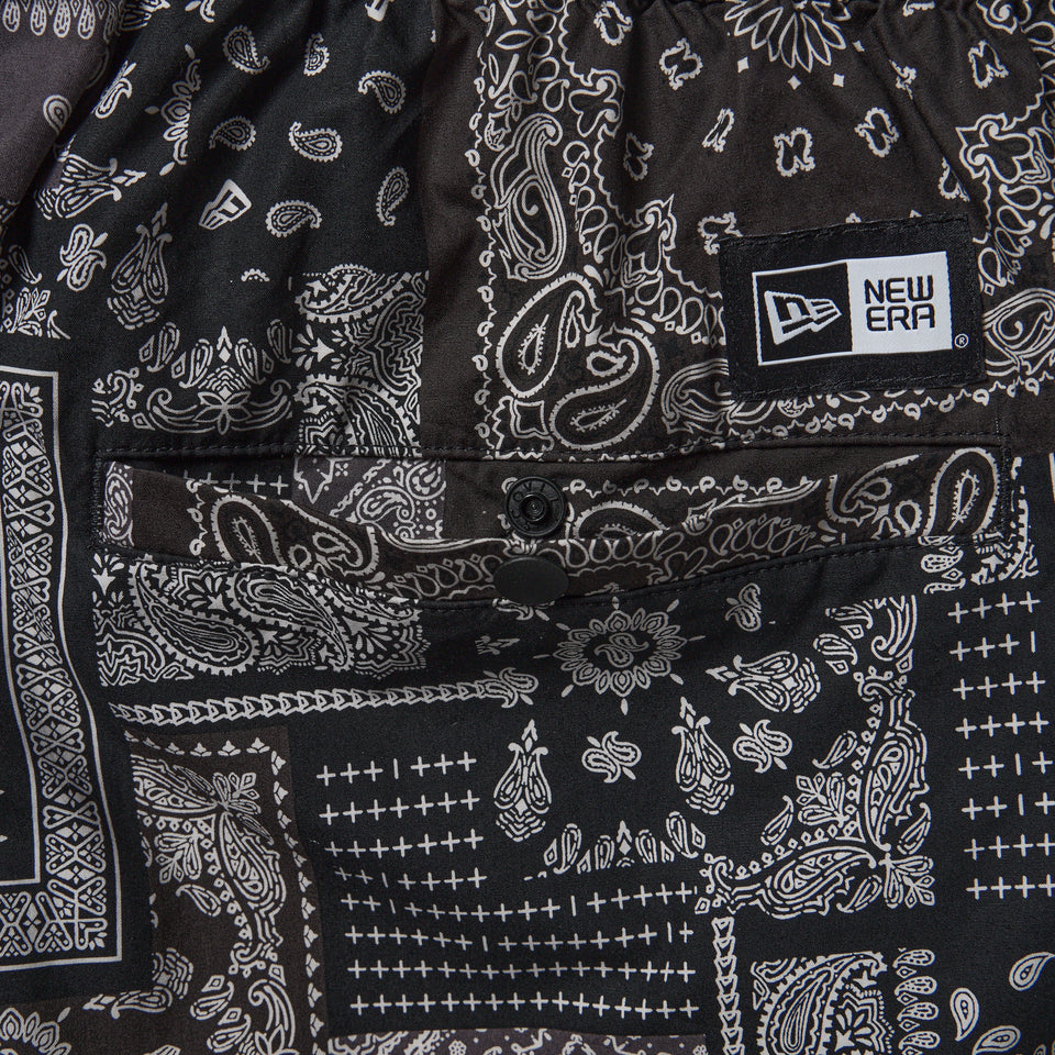 イージー ショートパンツ Oriental Paisley ブラック | NEW ERA ニューエラ公式オンラインストア