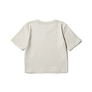 Women's 半袖 ミニ リブ Tシャツ Tonal Box Logo　 アイボリー | NEW ERA ニューエラ公式オンラインストア