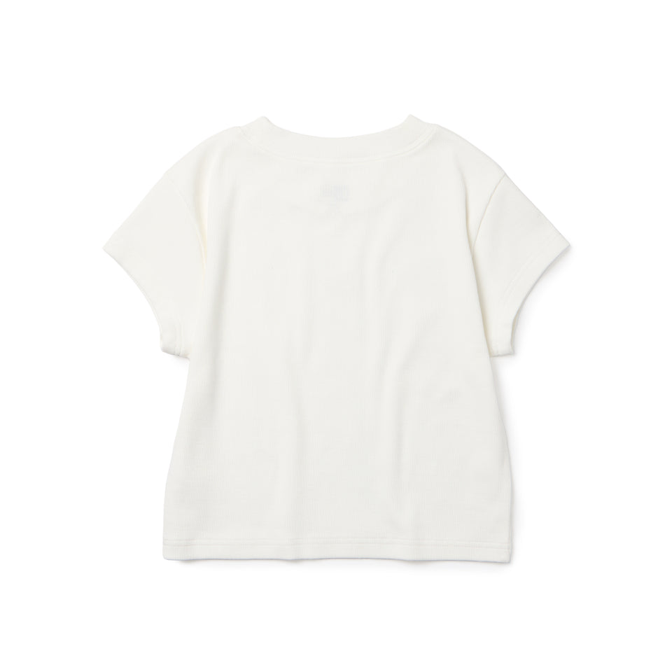 Women's 半袖 リブ ベイビー Tシャツ ホワイト | NEW ERA ニューエラ公式オンラインストア