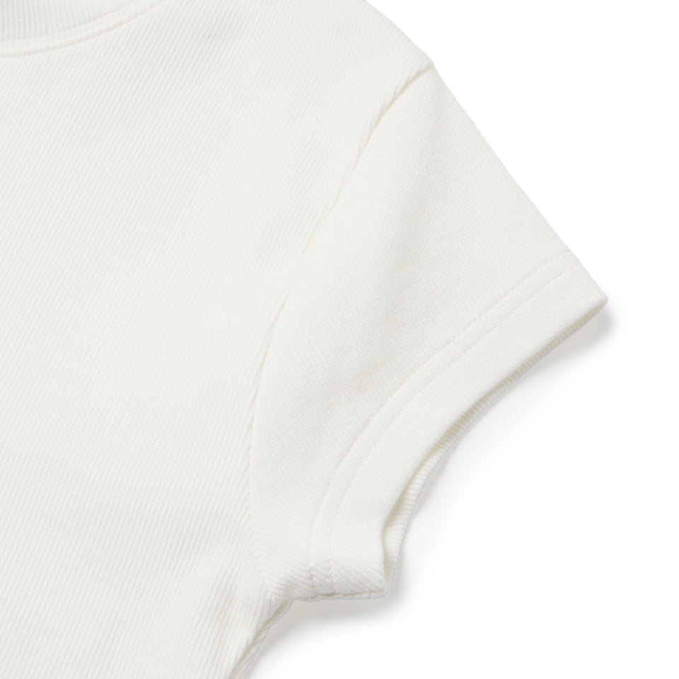 Women's 半袖 リブ ベイビー Tシャツ ホワイト | NEW ERA ニューエラ公式オンラインストア