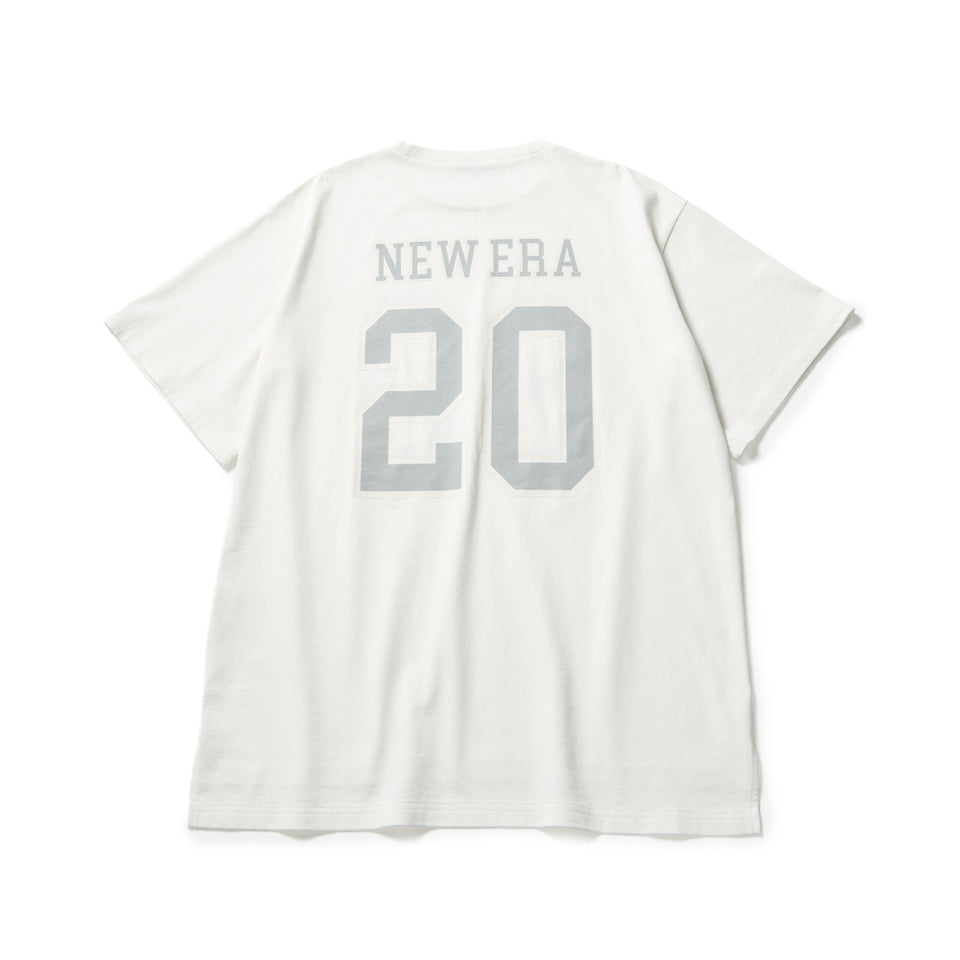 Women's 半袖 オーバーサイズド ガーメントダイ コットン Tシャツ オフホワイト | NEW ERA ニューエラ公式オンラインストア