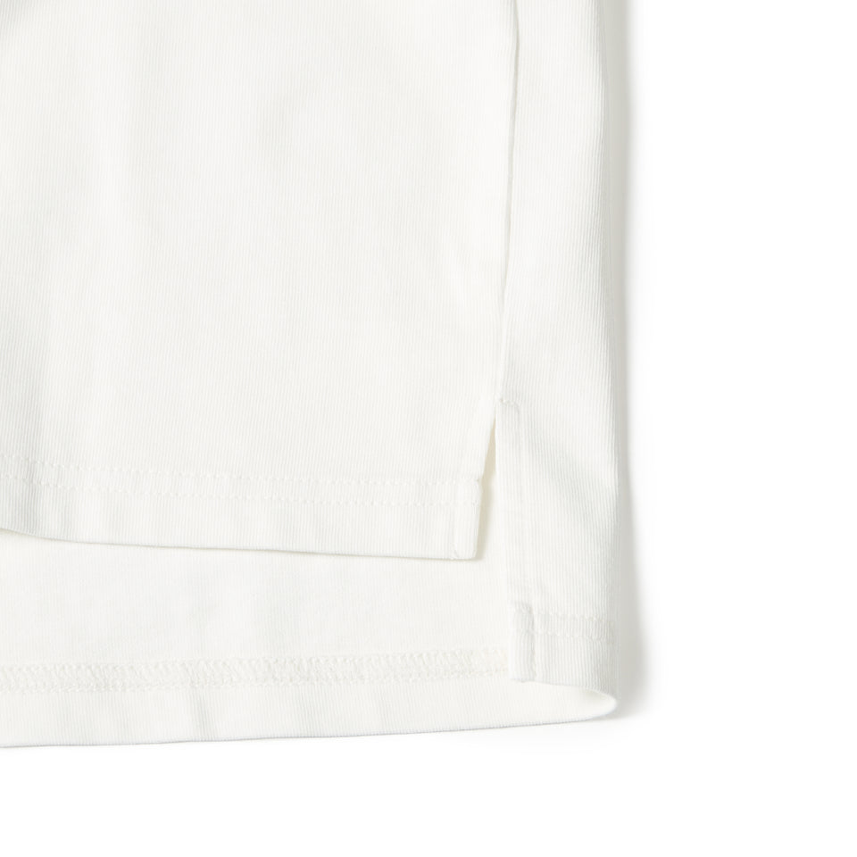 Women's 半袖 オーバーサイズド ガーメントダイ コットン Tシャツ オフホワイト | NEW ERA ニューエラ公式オンラインストア