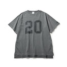 Women's 半袖 オーバーサイズド ガーメントダイ コットン Tシャツ チャコールグレー | NEW ERA ニューエラ公式オンラインストア