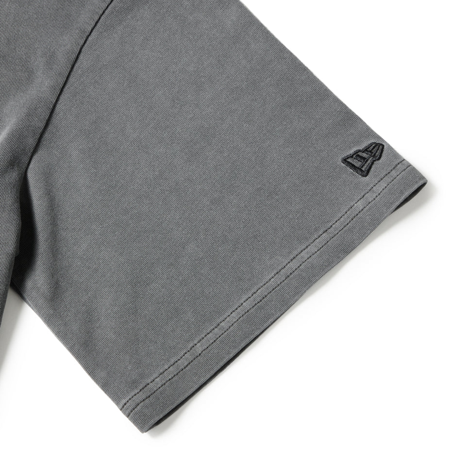 Women's 半袖 オーバーサイズド ガーメントダイ コットン Tシャツ チャコールグレー | NEW ERA ニューエラ公式オンラインストア