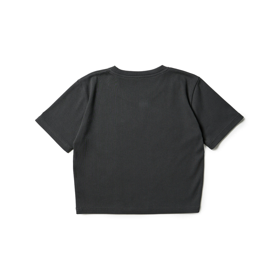 Women's 半袖 ミニ Tシャツ スクエアロゴ チャコールグレー | NEW ERA ニューエラ公式オンラインストア