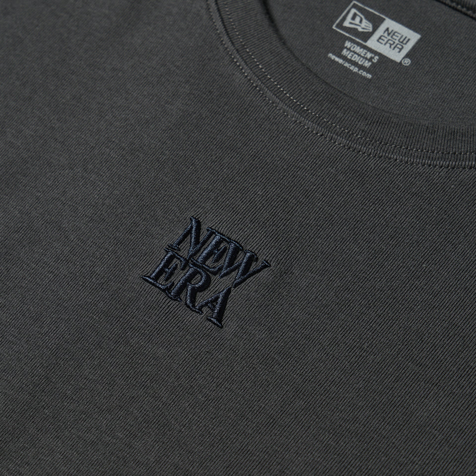Women's 半袖 ミニ Tシャツ スクエアロゴ チャコールグレー | NEW ERA ニューエラ公式オンラインストア