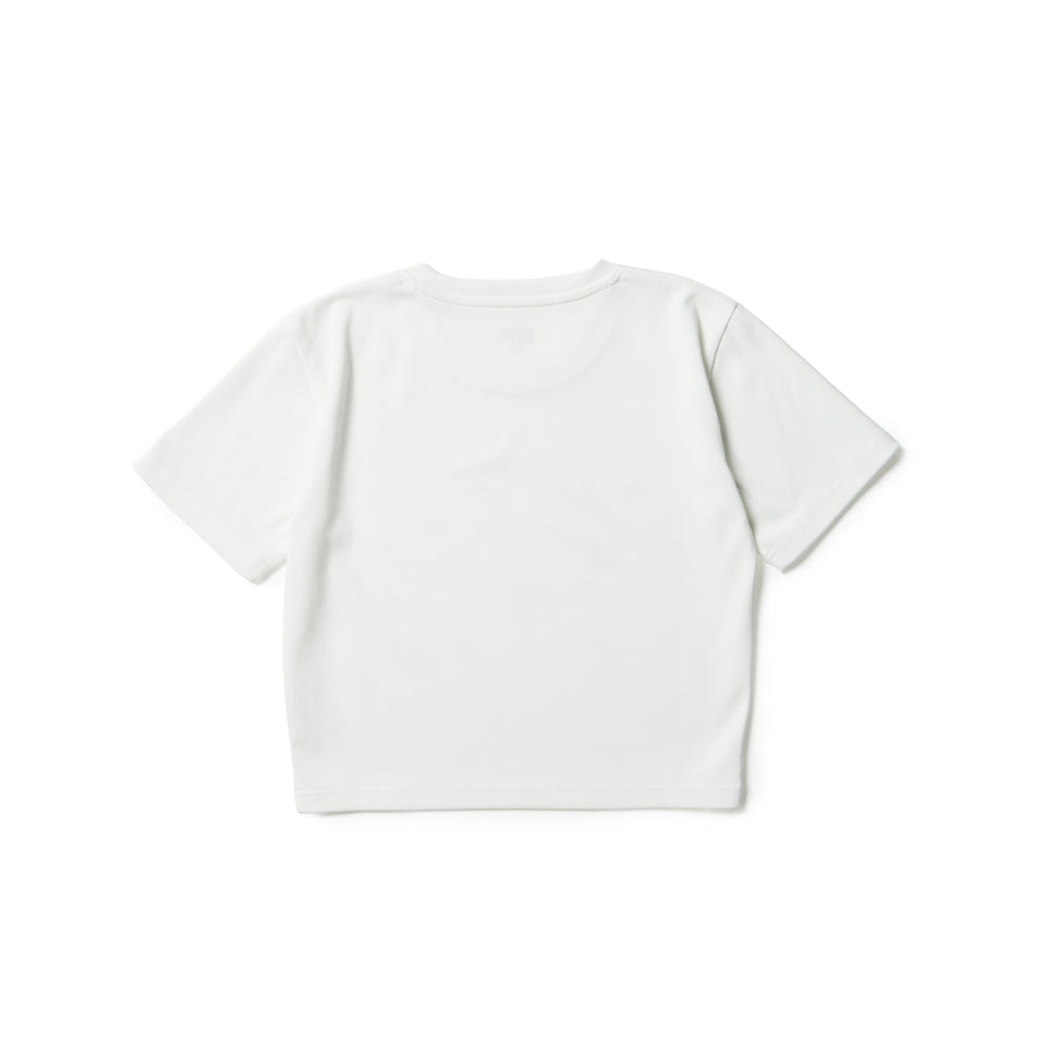 Women's 半袖 ミニ Tシャツ Rhinestone ラインストーン Logo ホワイト | NEW ERA ニューエラ公式オンラインストア
