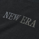 Women's 半袖 ミニ Tシャツ Rhinestone ラインストーン Logo ブラック | NEW ERA ニューエラ公式オンラインストア