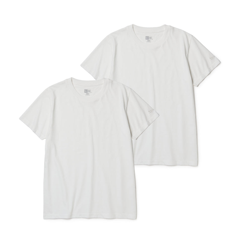 Women's 半袖 2-Pack Tシャツ ホワイト | NEW ERA ニューエラ公式オンラインストア