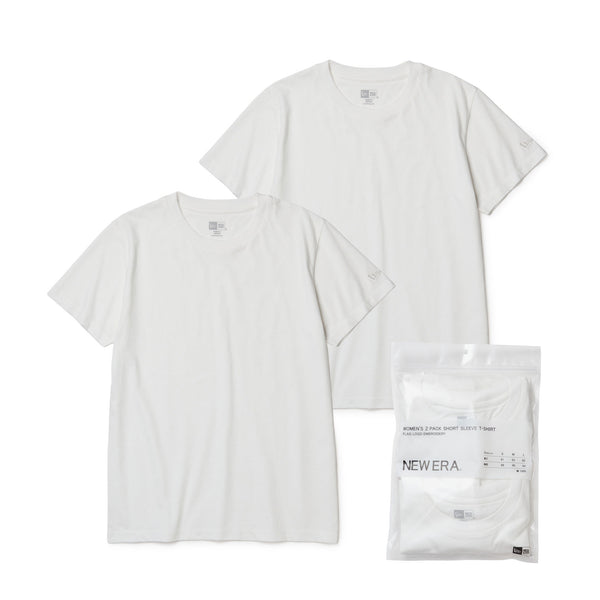 Women's 半袖 2-Pack Tシャツ ホワイト | ニューエラオンラインストア