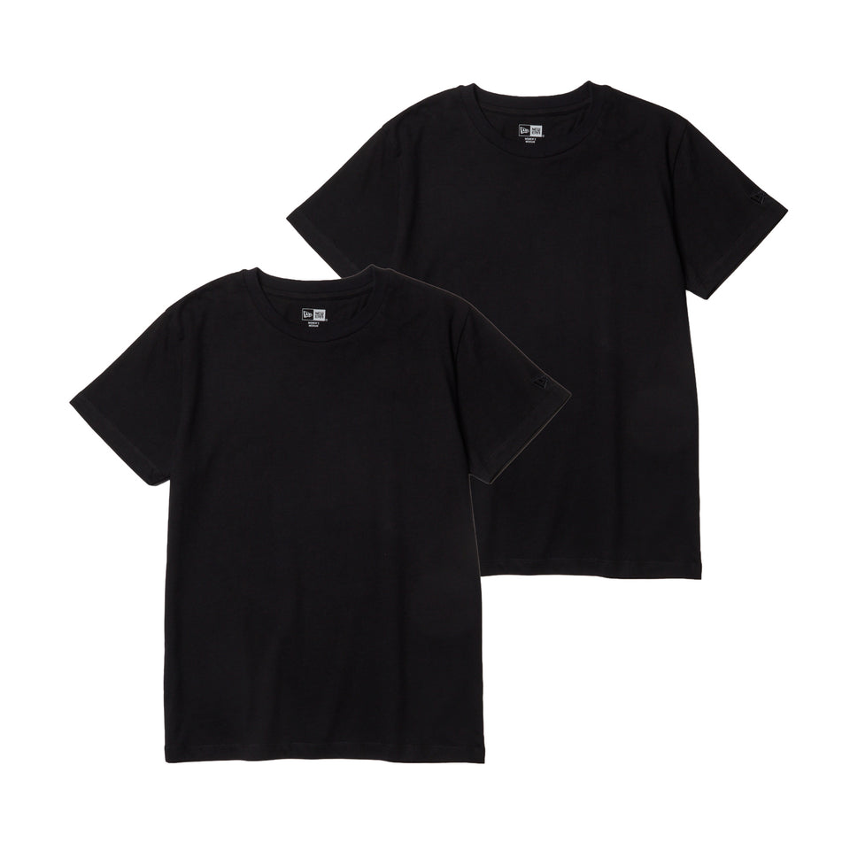 Women's 半袖 2-Pack Tシャツ ブラック | NEW ERA ニューエラ公式オンラインストア