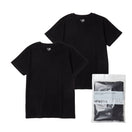 Women's 半袖 2-Pack Tシャツ ブラック