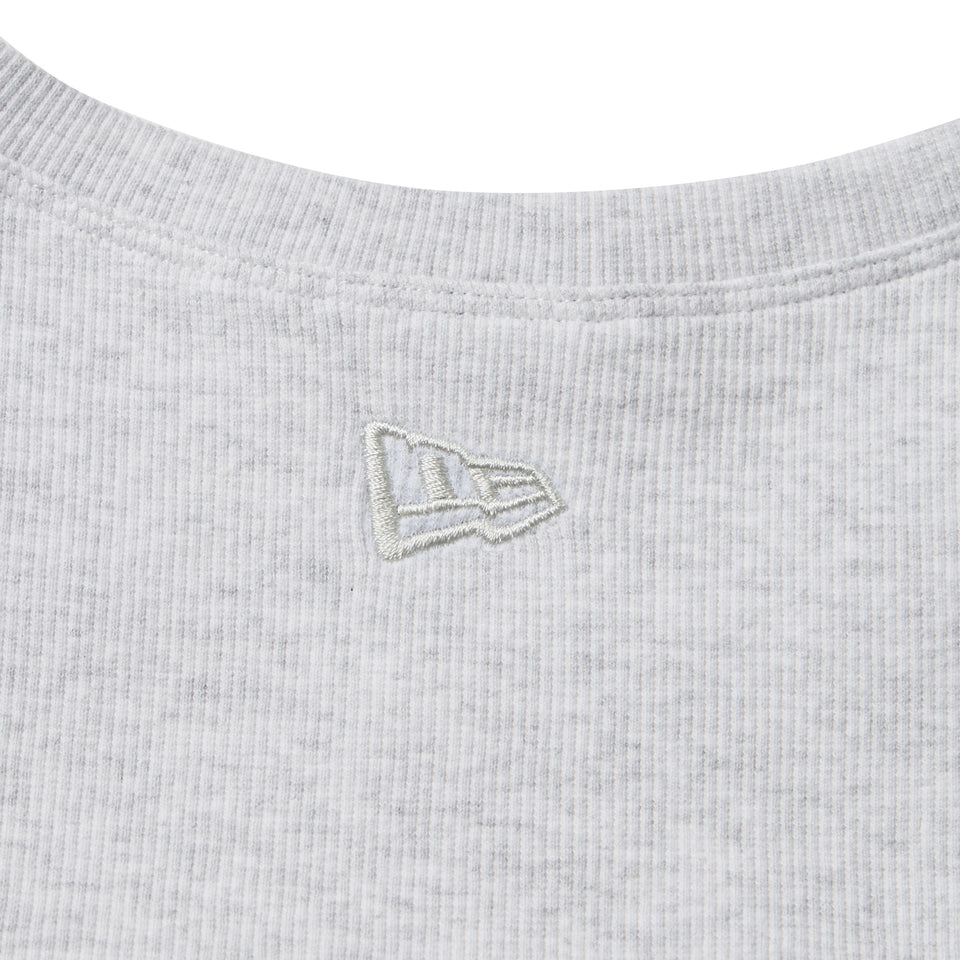 Women's リブクロップド タンクトップ アッシュグレー | NEW ERA ニューエラ公式オンラインストア