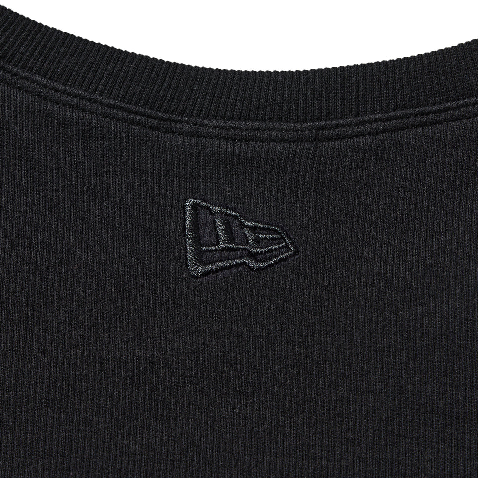 Women's リブクロップド タンクトップ ブラック | NEW ERA ニューエラ公式オンラインストア