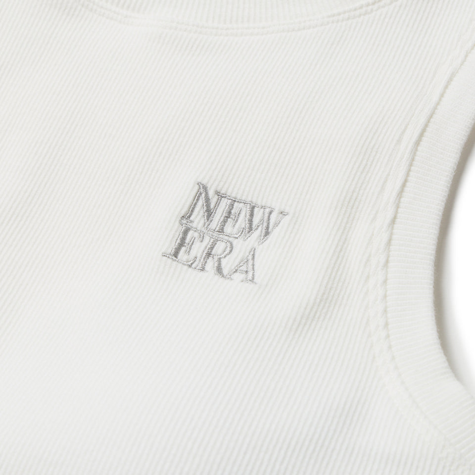 Women's リブタンクトップ スクエアロゴ ホワイト | NEW ERA ニューエラ公式オンラインストア