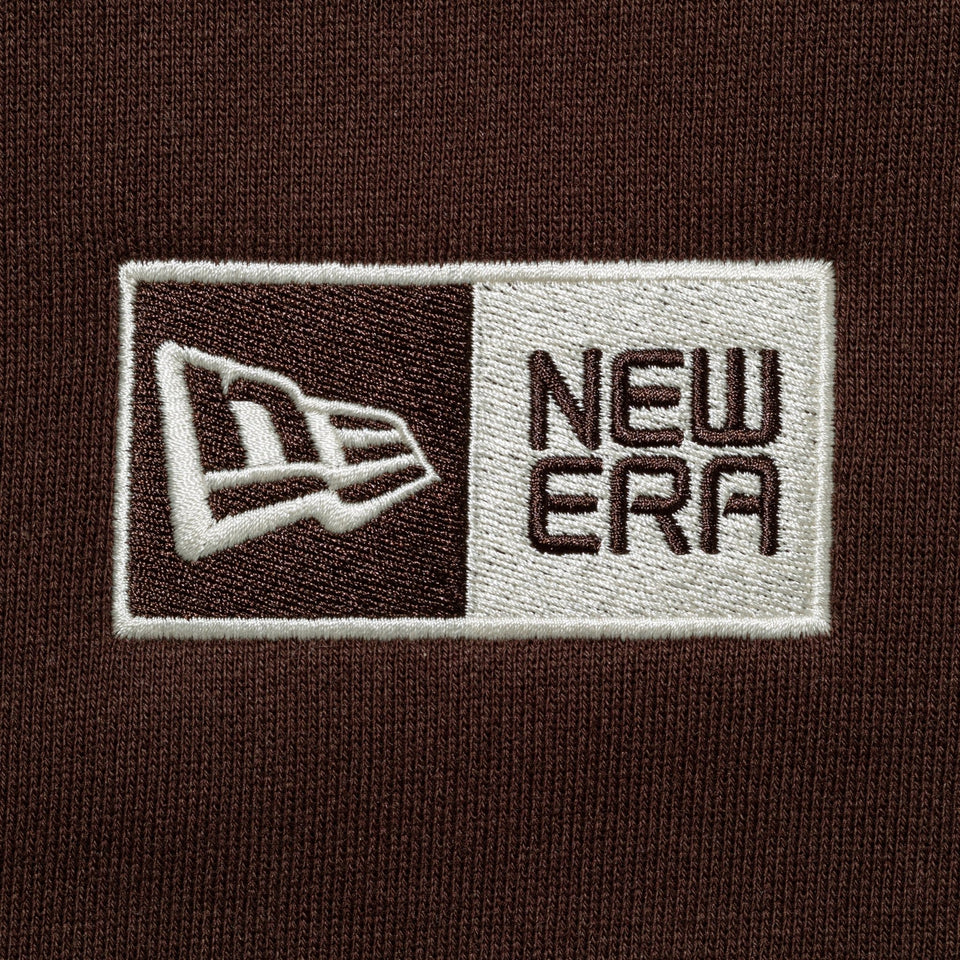 裏起毛 オーバーサイズド スウェット プルオーバーフーディー ボックスロゴ バーントウッド - 14858000 - S | NEW ERA ニューエラ公式オンラインストア
