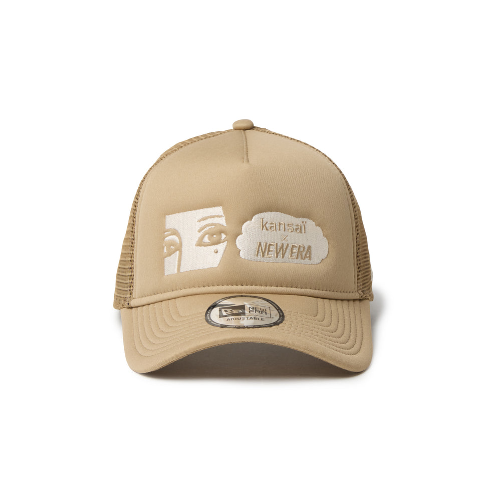 9FORTY A-Frame トラッカー KANSAI YAMAMOTO kansai logo /NEW ERA カーキ | NEW ERA ニューエラ公式オンラインストア
