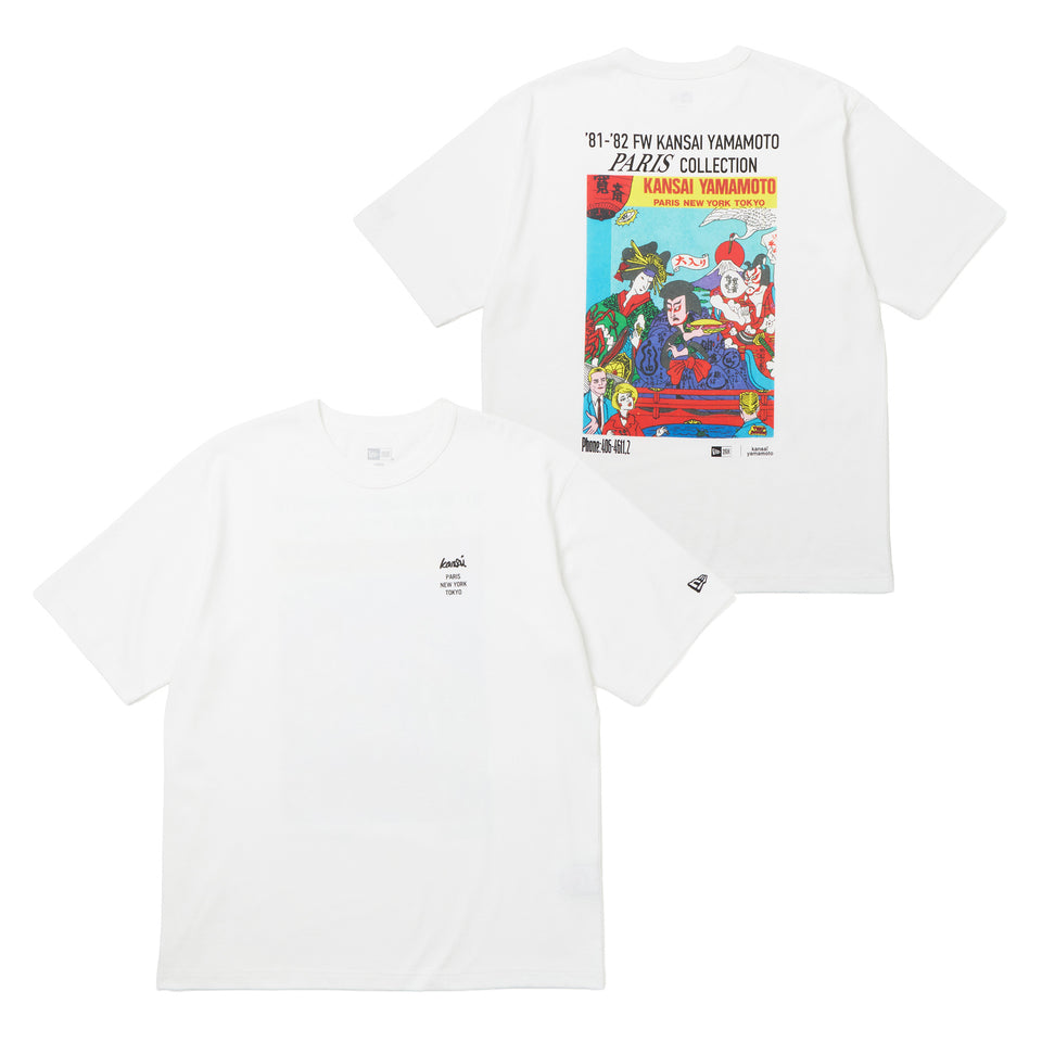 半袖 ウォッシュドコットン Tシャツ kansaï yamamoto kansai / terry jhonson オフホワイト
