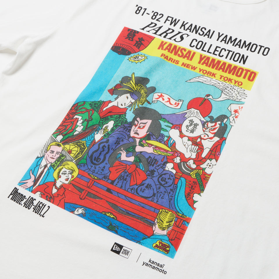 半袖 ウォッシュドコットン Tシャツ KANSAI YAMAMOTO kansai / terry jhonson オフホワイト | NEW ERA ニューエラ公式オンラインストア