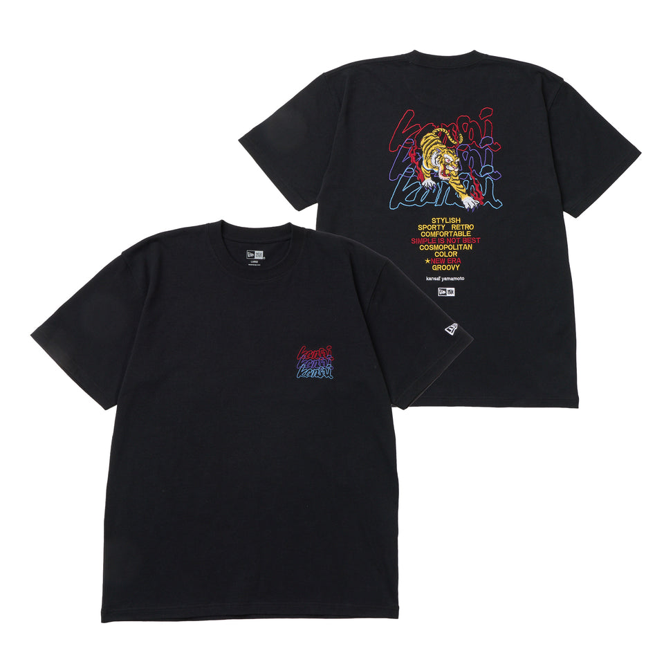 半袖 コットン Tシャツ kansaï yamamoto 虎 ブラック