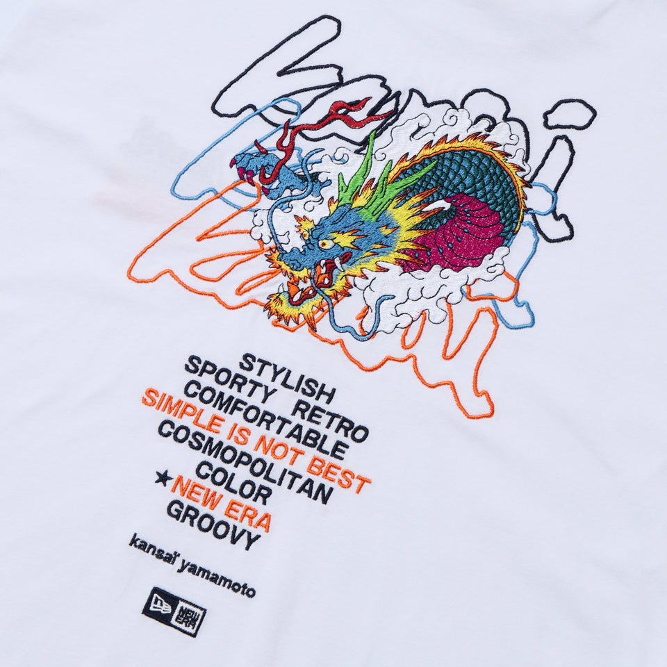 半袖 コットン Tシャツ KANSAI YAMAMOTO 龍 ホワイト | NEW ERA ニューエラ公式オンラインストア