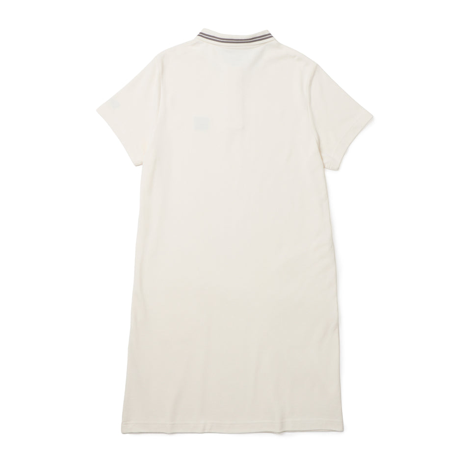 【専用】BRIEFING 鹿子ポロシャツＳアイボリー Women's 半袖 ポロワンピース 鹿の子 アイボリー | ゴルフ