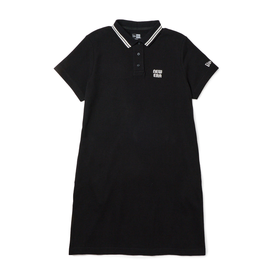 バーバリー ゴルフ ワンピース ブラック Lサイズ ポロシャツ 美品 Women's 半袖 ポロワンピース 鹿の子 ブラック | ゴルフ | ニューエラ