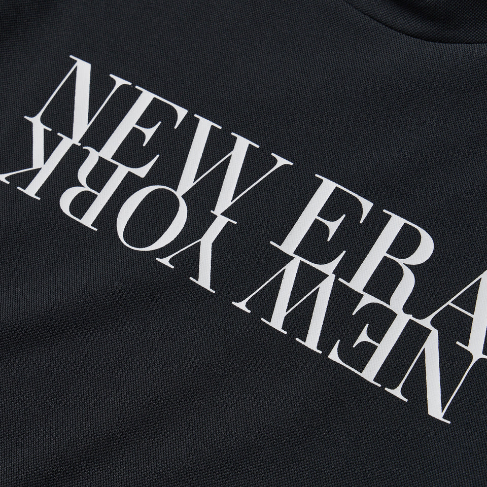 Women’s 半袖 ミッドネック Tシャツ 鹿の子 New Era New York ブラック | ゴルフ | NEW ERA ニューエラ公式オンラインストア