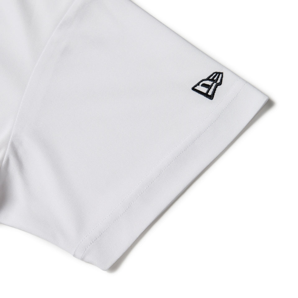 Women's 半袖 ミッドネック Tシャツ Logo Embroidery  ホワイト | ゴルフ | NEW ERA ニューエラ公式オンラインストア