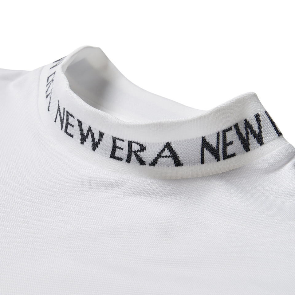 Women’s 半袖 ミッドネック Tシャツ 鹿の子 ジャガードロゴ ホワイト | ゴルフ | NEW ERA ニューエラ公式オンラインストア