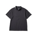 Women’s 半袖 ミッドネック Tシャツ 鹿の子 ジャガードロゴ チャコールグレー | ゴルフ | NEW ERA ニューエラ公式オンラインストア