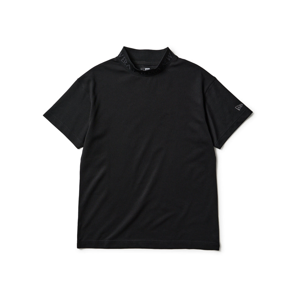 Women’s 半袖 ミッドネック Tシャツ 鹿の子 ジャガードロゴ ブラック | ゴルフ | NEW ERA ニューエラ公式オンラインストア