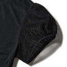 Women's 半袖 メッシュスリーブ ミッドネック Tシャツ ブラック | ゴルフ | NEW ERA ニューエラ公式オンラインストア