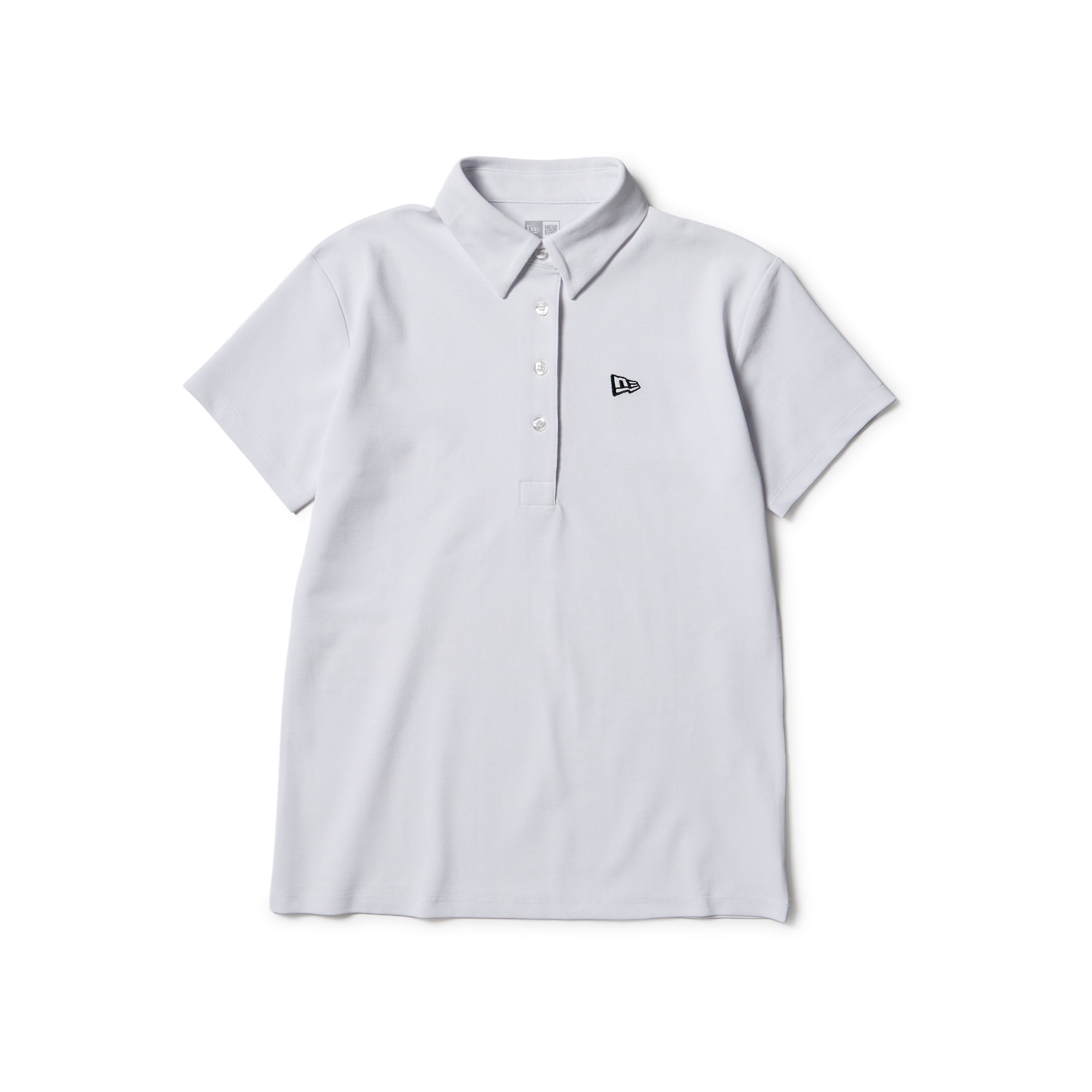 新品★HYDROGEN★ゴルフ★ポロシャツ★S★ホワイト★鹿の子★ Women's 半袖 鹿の子 ポロシャツ Vertical Logo ホワイト | ゴルフ