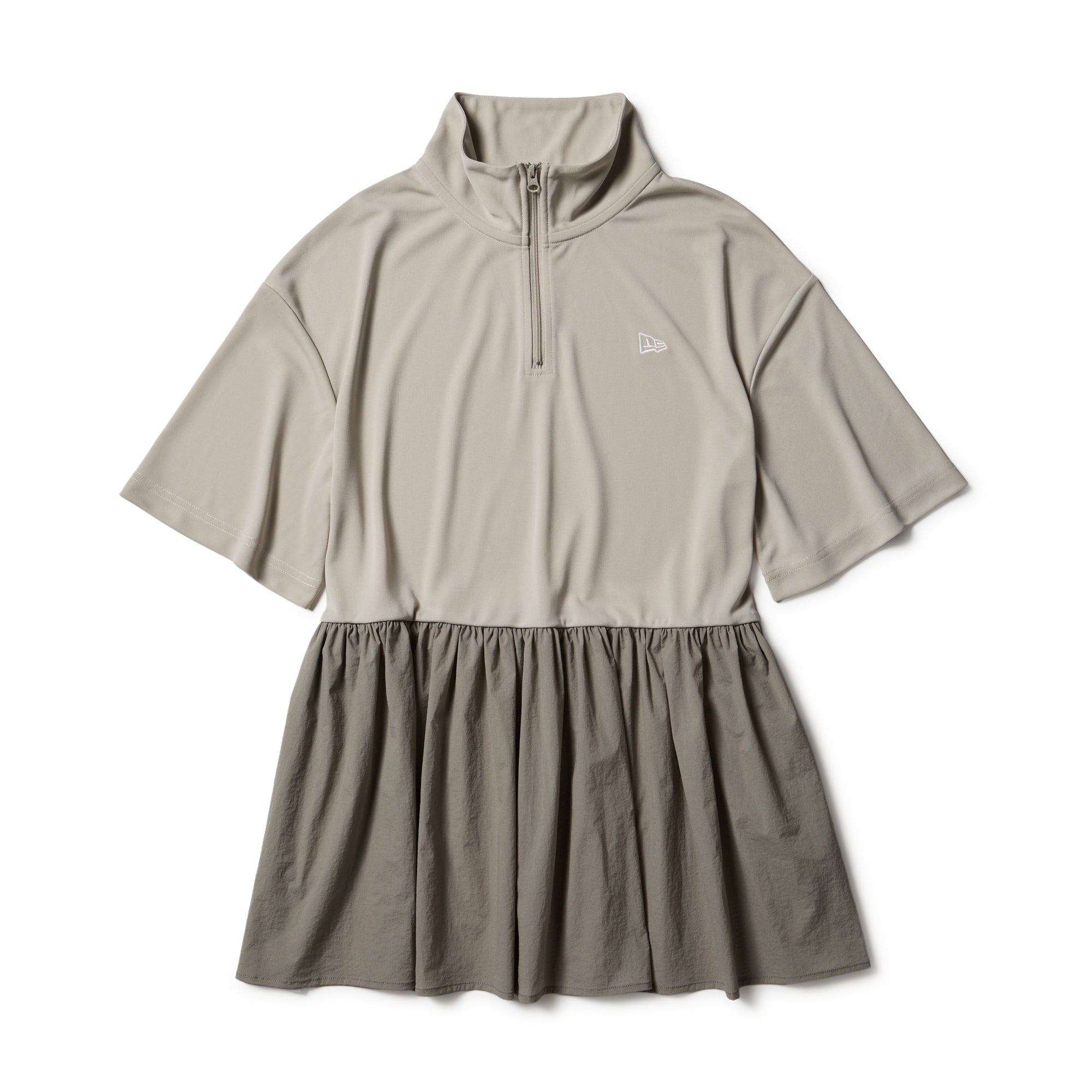専用　ハーフジップチュニック・Tシャツなど5点 全て未使用品(L) Women's 半袖 ハーフジップ チュニック ベージュ | ゴルフ