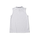 Women's ノースリーブ ミッドネック Tシャツ Jacquard Logo  ホワイト | ゴルフ | NEW ERA ニューエラ公式オンラインストア