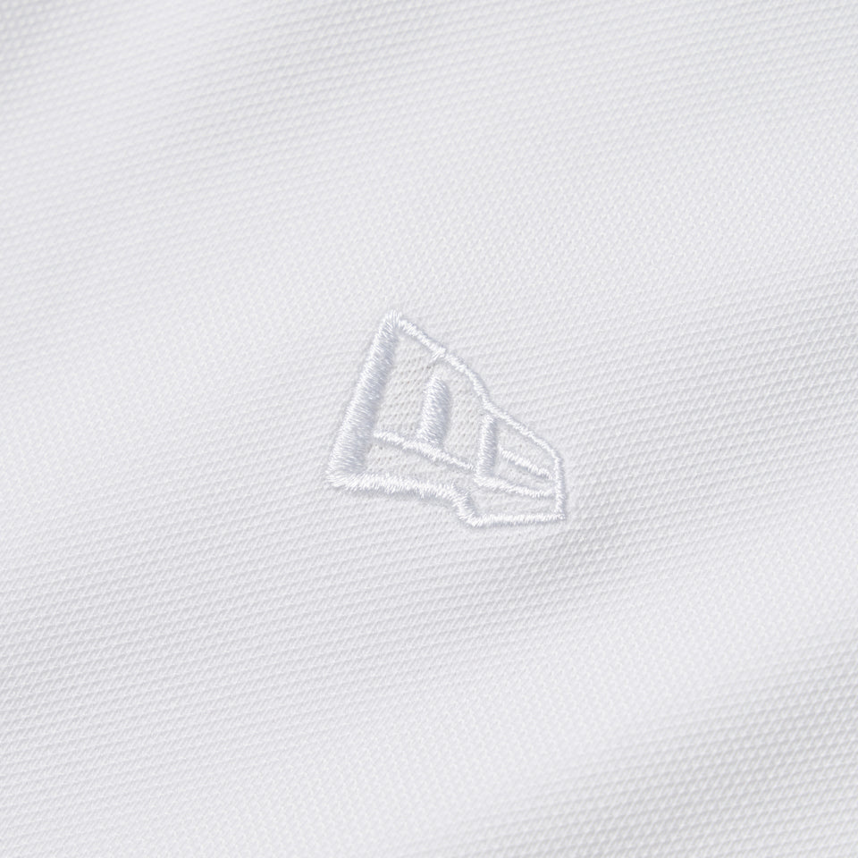 Women's ノースリーブ ミッドネック Tシャツ Jacquard Logo  ホワイト | ゴルフ | NEW ERA ニューエラ公式オンラインストア