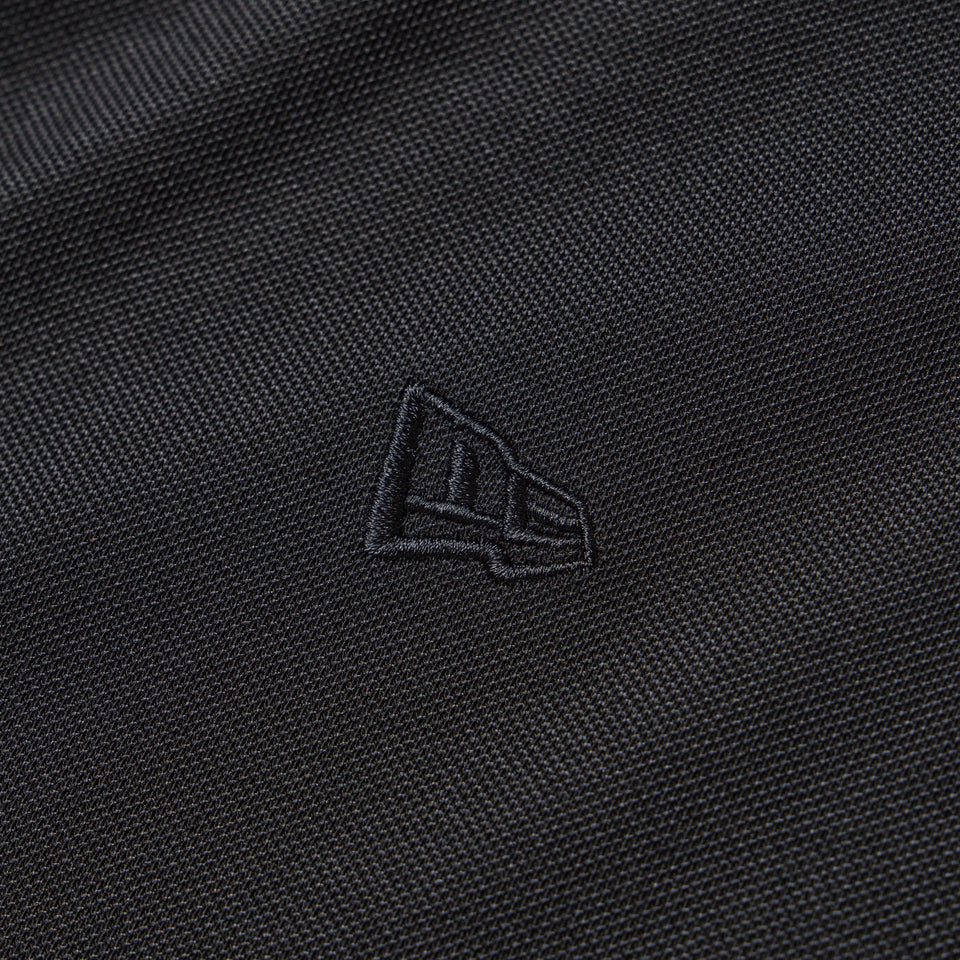Women's ノースリーブ ミッドネック Tシャツ Jacquard Logo  ブラック | ゴルフ | NEW ERA ニューエラ公式オンラインストア