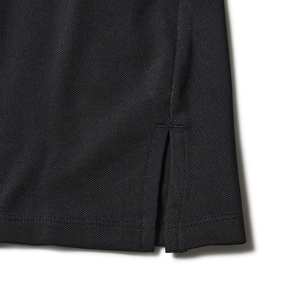 Women's ノースリーブ ミッドネック Tシャツ Jacquard Logo  ブラック | ゴルフ | NEW ERA ニューエラ公式オンラインストア