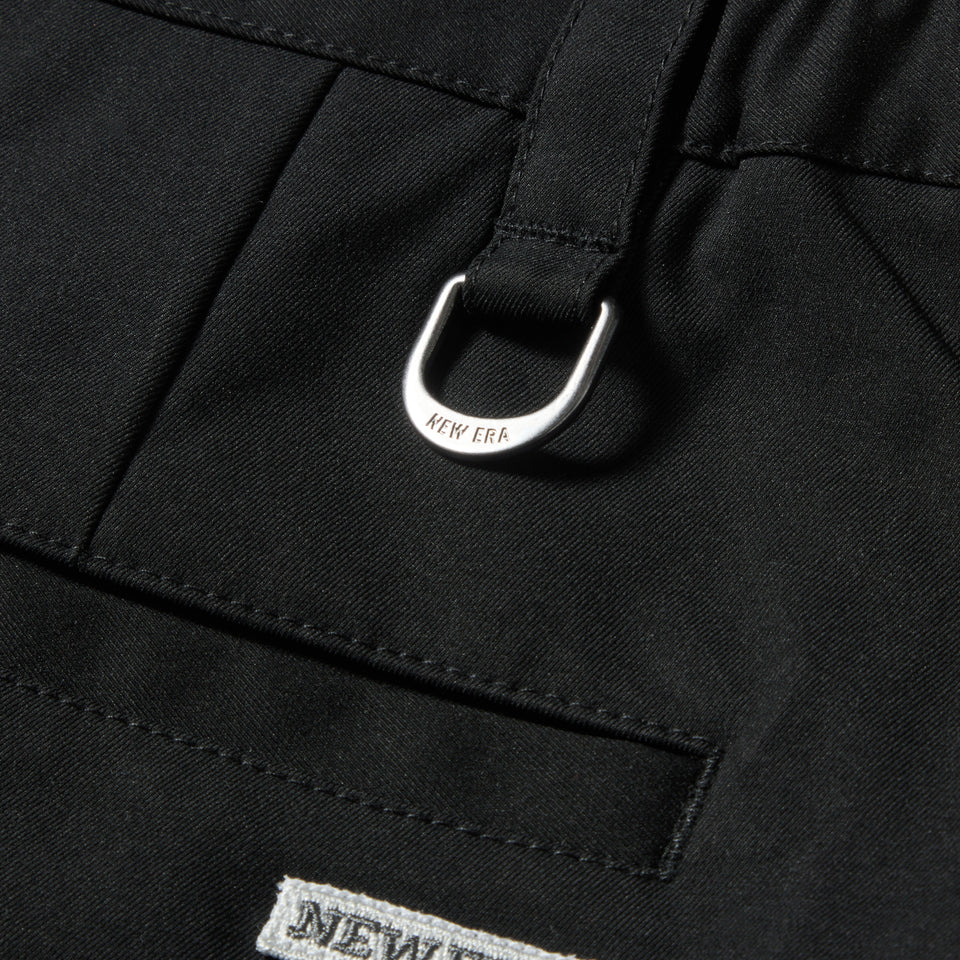 新品未使用⭐︎NEW ERA ゴルフワイドテーパードストレッチパンツ　黒 ワイド テーパード ストレッチ パンツ パイピング ブラック | ゴルフ
