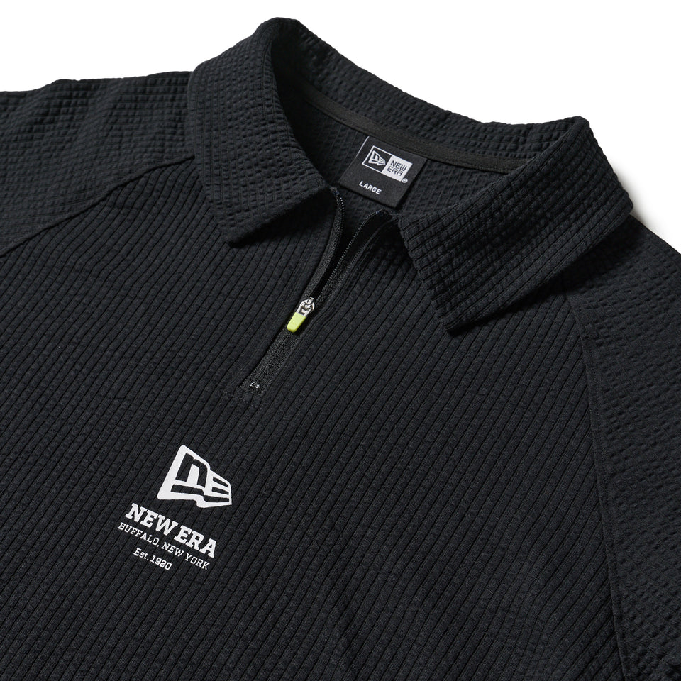 ニューエラ ゴルフ 半袖 ポロシャツ シアサッカー ブラック NEW ERA 半袖 ポロシャツ シアサッカー ブラック | ゴルフ | ニューエラ