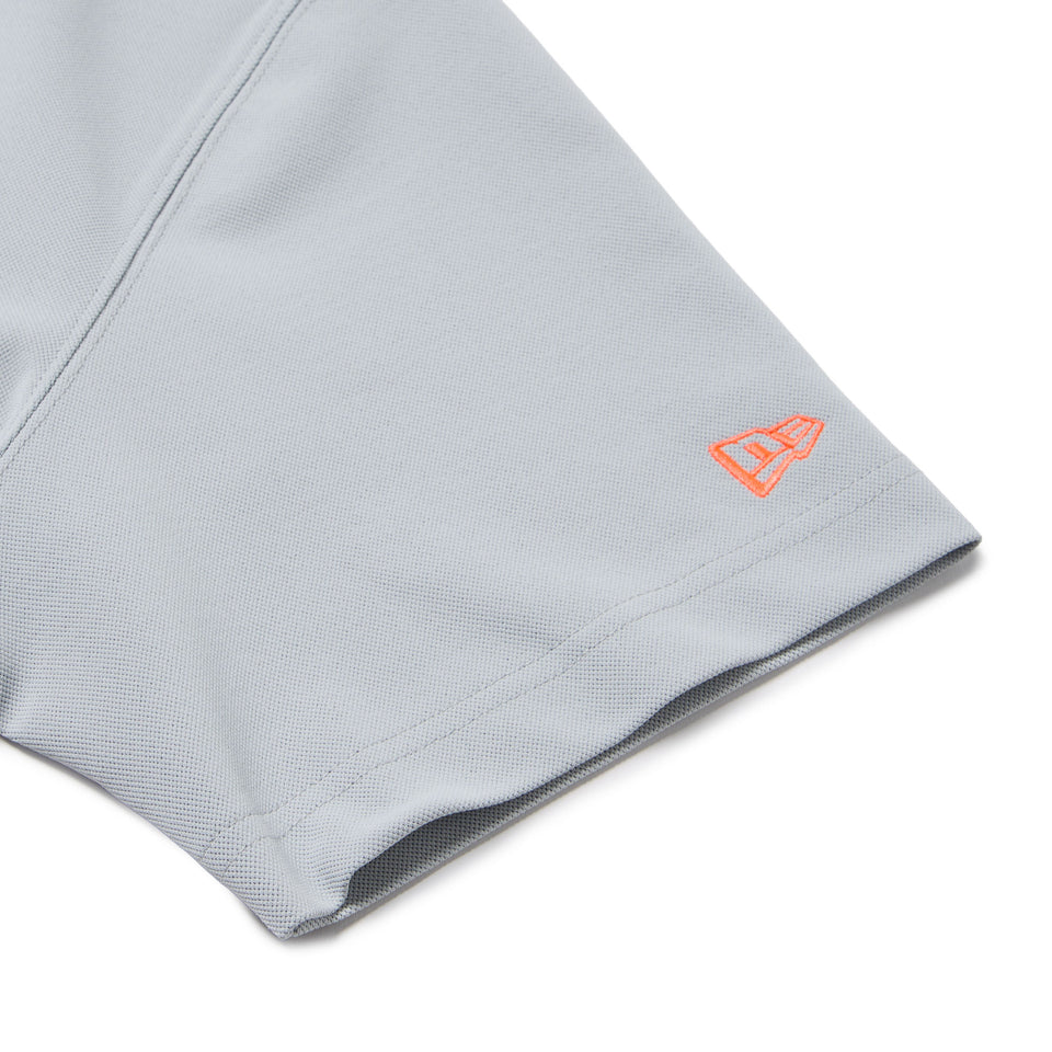 半袖 ミッドネック Tシャツ Vertical Logo グレー | ゴルフ | NEW ERA ニューエラ公式オンラインストア