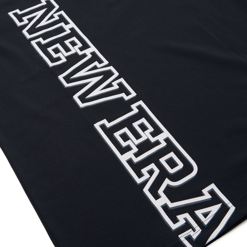 半袖 ミッドネック Tシャツ Vertical Logo ブラック | ゴルフ | NEW ERA ニューエラ公式オンラインストア
