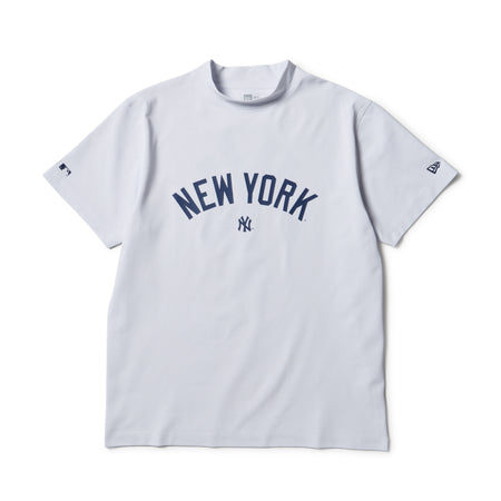 半袖 ミッドネック Tシャツ MLB ニューヨーク・ヤンキース ホワイト