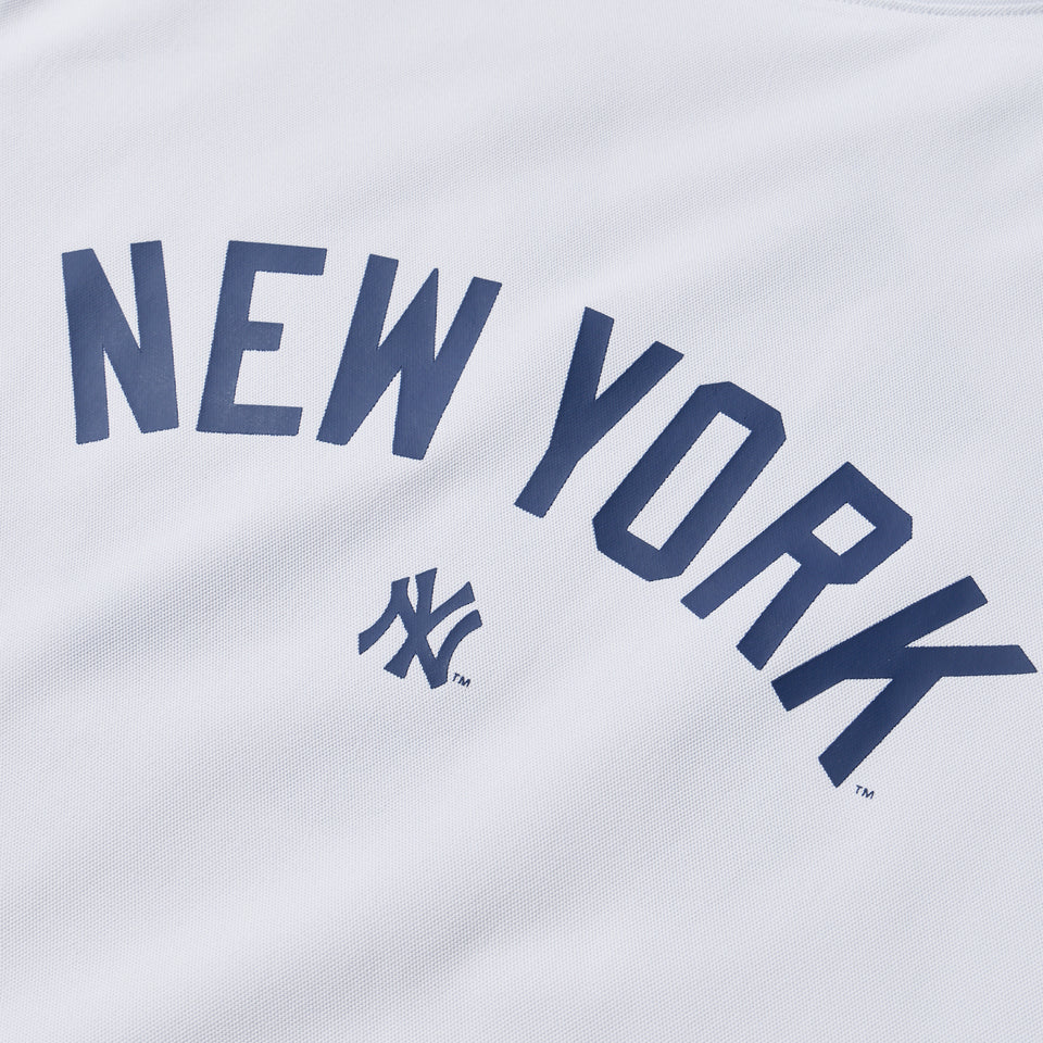 半袖 ミッドネック Tシャツ MLB ニューヨーク・ヤンキース ホワイト | ゴルフ | NEW ERA ニューエラ公式オンラインストア