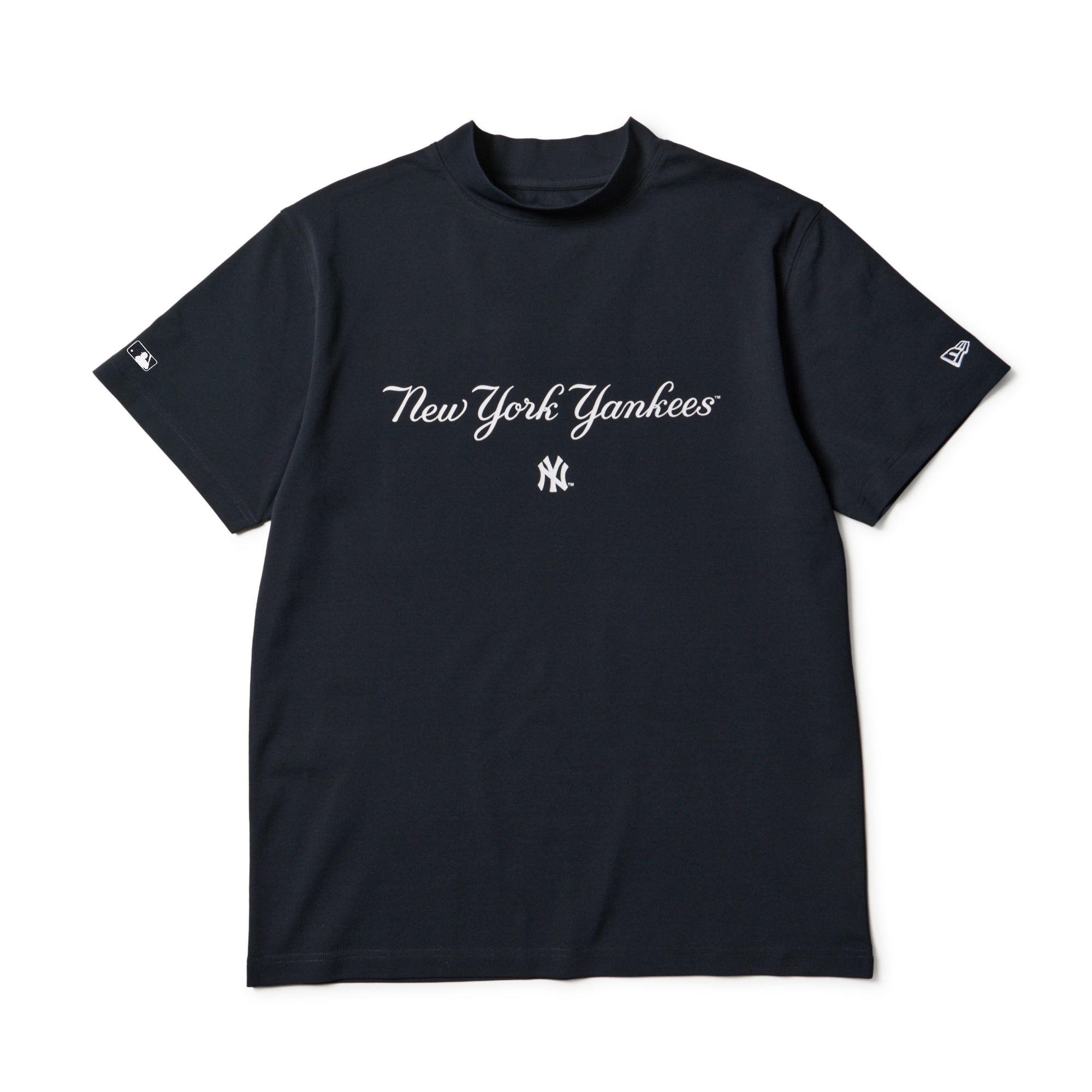 半袖 ミッドネック Tシャツ MLB ニューヨーク・ヤンキース ネイビー
