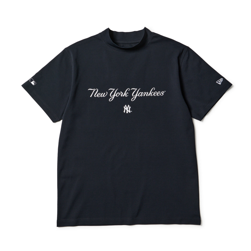 半袖 ミッドネック Tシャツ MLB ニューヨーク・ヤンキース ネイビー