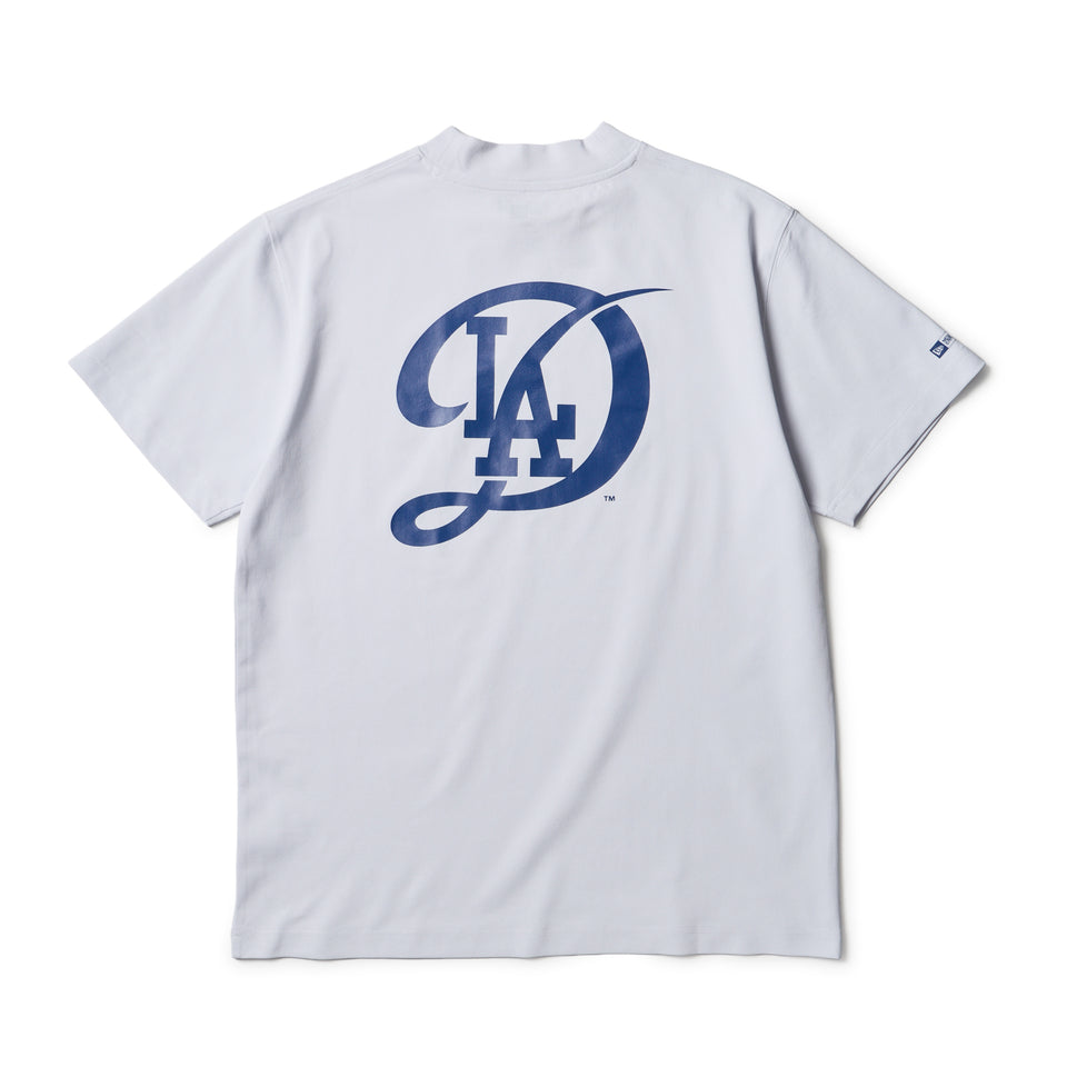 半袖 ミッドネック Tシャツ MLB ロサンゼルス・ドジャース ホワイト