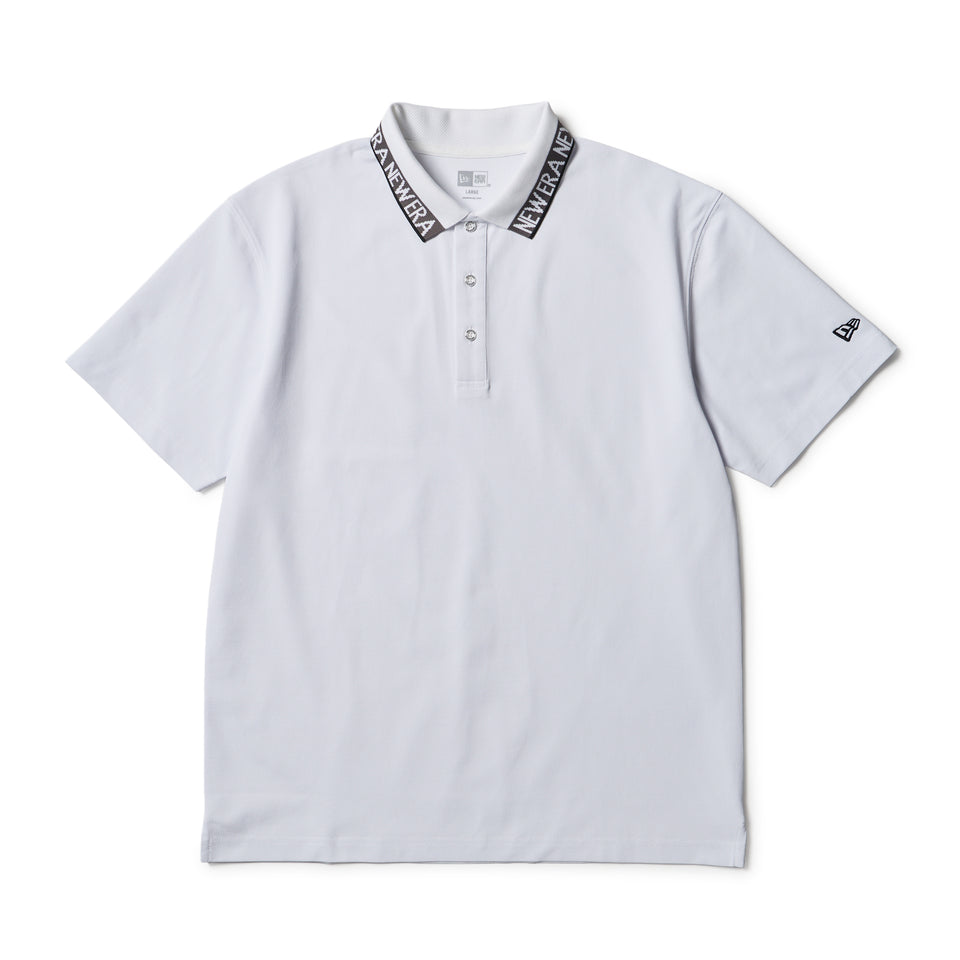 半袖　ポロシャツ 鹿の子 Collar Logo  ホワイト | ゴルフ | NEW ERA ニューエラ公式オンラインストア